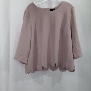 The Limited Adorable Scalloped Blouse